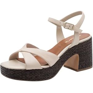 Tamaris Sandalette plateforme Femme Cuir beige 37 EU - Publicité Tamaris Sandalette plateforme Femme Cuir beige 37 EU - Publicité