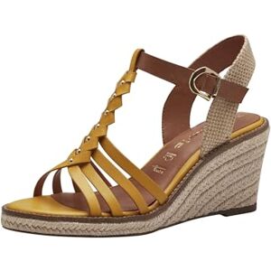 Tamaris Sandales compensées pour femme, semelle intérieure TOUCHit, Sun, 41 EU - Publicité Tamaris Sandales compensées pour femme, semelle intérieure TOUCHit, Sun, 41 EU - Publicité
