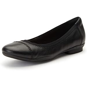 Clarks Femme Sara Bay Ballerines, Noir, 37 EU - Publicité Clarks Femme Sara Bay Ballerines, Noir, 37 EU - Publicité