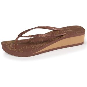 Isotoner Tongs femme à talon de 4 cm, ultra confortables, 38, marron - Publicité Isotoner Tongs femme à talon de 4 cm, ultra confortables, 38, marron - Publicité