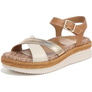 Vionic Sandales Mar pour femme, Cuir doré camel, 6.5 Wide - Publicité Vionic Sandales Mar pour femme, Cuir doré camel, 6.5 Wide - Publicité
