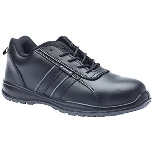 Blackrock Chaussures de sécurité en Cuir, Baskets de sécurité pour Hommes et Femmes, Embout en Acier, Noires, Chaussures antidérapantes, Baskets de Travail légères et élégante - Publicité Blackrock Chaussures de sécurité en Cuir, Baskets de sécurité pour Hommes et Femmes, Embout en Acier, Noires, Chaussures antidérapantes, Baskets de Travail légères et élégante - Publicité