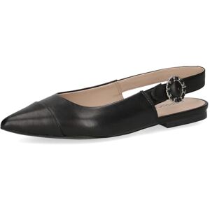 CAPRICE Escarpins Slingback Femme en Cuir Bout Pointu, Noir (Black Nappa), 37,5 EU - Publicité CAPRICE Escarpins Slingback Femme en Cuir Bout Pointu, Noir (Black Nappa), 37,5 EU - Publicité