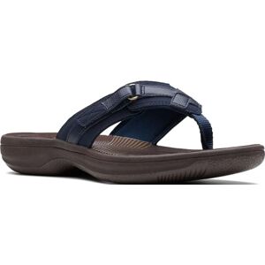 Clarks Breeze Sandales pour femme, Bleu marine, marron, 38 EU - Publicité Clarks Breeze Sandales pour femme, Bleu marine, marron, 38 EU - Publicité