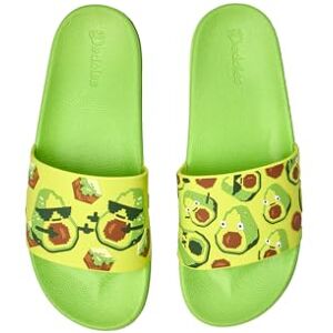 Dedoles Chaussure & Pantoufles Homme Femme & Enfants Sandales Antidérapant designs amusants Livre Pizza Café Renard Lama Cadeau, couleur: Vert, motif: Avocat pixélisé, taille: 43 - Publicité Dedoles Chaussure & Pantoufles Homme Femme & Enfants Sandales Antidérapant designs amusants Livre Pizza Café Renard Lama Cadeau, couleur: Vert, motif: Avocat pixélisé, taille: 43 - Publicité