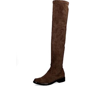 CAPRICE Cuissardes femme Petit talon Vegan, Marron (Dk Brn Stretch), 36 EU - Publicité CAPRICE Cuissardes femme Petit talon Vegan, Marron (Dk Brn Stretch), 36 EU - Publicité
