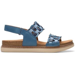Clarks Femme Arwell Glide Sandale, Blue Combi, 36 EU - Publicité Clarks Femme Arwell Glide Sandale, Blue Combi, 36 EU - Publicité