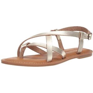 Amazon Essentials Sandales à Lanières Décontractées Femme, Or, 37.5 EU - Publicité Amazon Essentials Sandales à Lanières Décontractées Femme, Or, 37.5 EU - Publicité