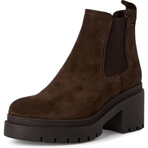 Tamaris Bottes plates pour femme, Mocca Suede, 40 EU - Publicité Tamaris Bottes plates pour femme, Mocca Suede, 40 EU - Publicité