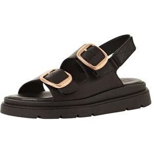 Tamaris Sandales compensées confortables pour femme, Noir, 36 EU - Publicité Tamaris Sandales compensées confortables pour femme, Noir, 36 EU - Publicité