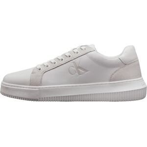 Calvin Klein Baskets Cupsole Homme Chunky Authentic Chaussures, Blanc (Bright White/Creamy White), 44 - Publicité Calvin Klein Baskets Cupsole Homme Chunky Authentic Chaussures, Blanc (Bright White/Creamy White), 44 - Publicité