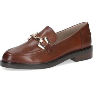 Caprice Mocassins Femme en Cuir à Talon Bloc, Marron (Cognac Nappa), 39 EU - Publicité Caprice Mocassins Femme en Cuir à Talon Bloc, Marron (Cognac Nappa), 39 EU - Publicité