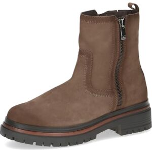 CAPRICE Bottines femme en cuir à fermeture éclair, Beige (Taupe Nubuc), 38 EU - Publicité CAPRICE Bottines femme en cuir à fermeture éclair, Beige (Taupe Nubuc), 38 EU - Publicité