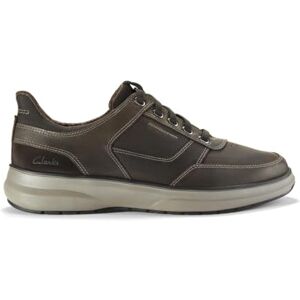 Clarks Homme Mullan Easy, Dark Brown Lea, 43 EU - Publicité Clarks Homme Mullan Easy, Dark Brown Lea, 43 EU - Publicité