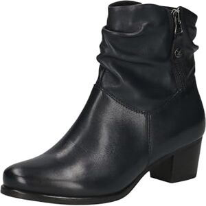 CAPRICE Bottines femme à talons en cuir à fermeture éclair, Bleu (Ocean Nappa), 39 EU - Publicité CAPRICE Bottines femme à talons en cuir à fermeture éclair, Bleu (Ocean Nappa), 39 EU - Publicité