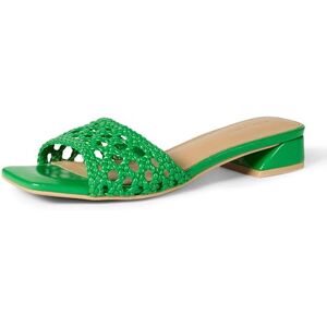 Amazon Essentials Mini Heel Mule Sandals Femme, Tissage de Canne Verte, 37.5 EU - Publicité Amazon Essentials Mini Heel Mule Sandals Femme, Tissage de Canne Verte, 37.5 EU - Publicité