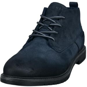 bugatti Bottines bleu marine avec semelle à talon plat et doublure effet lainage Taille numeric_43 - Publicité bugatti Bottines bleu marine avec semelle à talon plat et doublure effet lainage Taille numeric_43 - Publicité