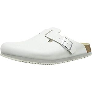 Birkenstock Mixte Boston Chaussures de Travail en Cuir Naturel Blanc Taille 40-Semelle Normale - Publicité Birkenstock Mixte Boston Chaussures de Travail en Cuir Naturel Blanc Taille 40-Semelle Normale - Publicité