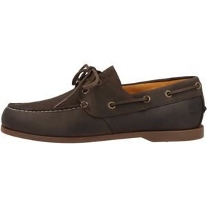 Timberland Homme Cedar Bay 2 Eye Boat Shoe, DK Brown Full Grain, 45.5 EU - Publicité Timberland Homme Cedar Bay 2 Eye Boat Shoe, DK Brown Full Grain, 45.5 EU - Publicité