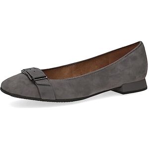 CAPRICE Ballerines Memotion en Daim avec Talon Bloc Largeur G, Gris (DK Grey Suede), 38 EU - Publicité CAPRICE Ballerines Memotion en Daim avec Talon Bloc Largeur G, Gris (DK Grey Suede), 38 EU - Publicité