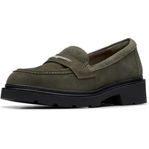 Clarks Mocassins Lauryl Step pour Femme, Olive foncé, 41 EU - Publicité Clarks Mocassins Lauryl Step pour Femme, Olive foncé, 41 EU - Publicité
