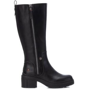 REFRESH Femme Botte Haute Jusqu'au Genou, Noir, 39 EU - Publicité REFRESH Femme Botte Haute Jusqu'au Genou, Noir, 39 EU - Publicité