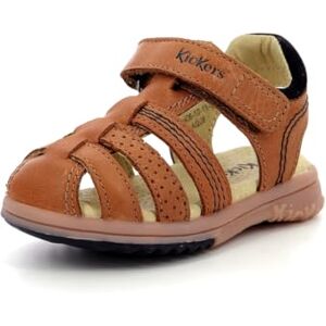 Kickers Platinium, Sandales Garçon, Camel, 19 - Publicité Kickers Platinium, Sandales Garçon, Camel, 19 - Publicité