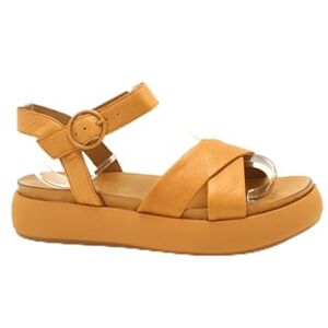 Inuovo Sandales En Cuir Pour Femmes, Coconut, 38 EU - Publicité Inuovo Sandales En Cuir Pour Femmes, Coconut, 38 EU - Publicité