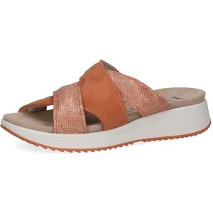 CAPRICE Mules Femme en Cuir pailletées, Orange (Orange Comb), 39 EU - Publicité CAPRICE Mules Femme en Cuir pailletées, Orange (Orange Comb), 39 EU - Publicité