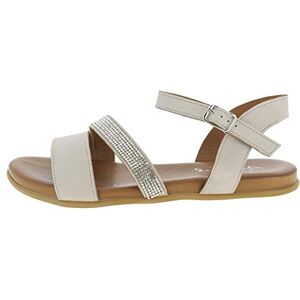 Andrea Conti Sandales pour Femme, Gris argenté, 38 EU - Publicité Andrea Conti Sandales pour Femme, Gris argenté, 38 EU - Publicité