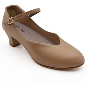Capezio Women's Jr. Footlight Character Shoe – Soft PU Upper, Moisture Absorbent Lining for Comfort, Durable Design, Ideal for Dance, 1.5" Heel, Caramel, Size 5M US, 35.5 EU - Publicité Capezio Women's Jr. Footlight Character Shoe – Soft PU Upper, Moisture Absorbent Lining for Comfort, Durable Design, Ideal for Dance, 1.5" Heel, Caramel, Size 5M US, 35.5 EU - Publicité