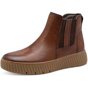 Tamaris Comfort bottines femme cuir avec fermeture éclair, Cognac Nappa, 39 EU - Publicité Tamaris Comfort bottines femme cuir avec fermeture éclair, Cognac Nappa, 39 EU - Publicité