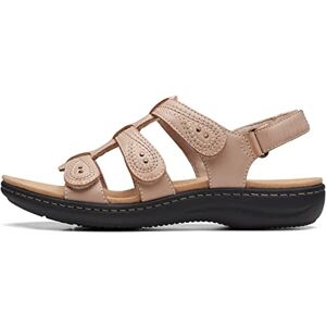 Clarks Femme Laurieann Vine Sandale Plate, Cuir Sable, 35.5 EU - Publicité Clarks Femme Laurieann Vine Sandale Plate, Cuir Sable, 35.5 EU - Publicité
