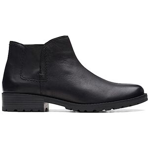 Clarks Clarkwell Demi Chukka Bottes pour femme, Cuir noir, 38 EU - Publicité Clarks Clarkwell Demi Chukka Bottes pour femme, Cuir noir, 38 EU - Publicité