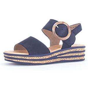 Gabor Femme Sandales, Dame Sandales à Plateforme,Sandale à Plateforme,Chaussure d'été,Confortable,Semelle épaisse,Bleu (Blue),41 EU / 7.5 UK - Publicité Gabor Femme Sandales, Dame Sandales à Plateforme,Sandale à Plateforme,Chaussure d'été,Confortable,Semelle épaisse,Bleu (Blue),41 EU / 7.5 UK - Publicité