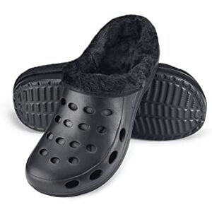 ESTRO Chaussons Femme Hiver Chaud Sabot Fourré Homme Sabot Jardin Fourre Chaussons Homme Hiver Chaud (42, Noir) - Publicité ESTRO Chaussons Femme Hiver Chaud Sabot Fourré Homme Sabot Jardin Fourre Chaussons Homme Hiver Chaud (42, Noir) - Publicité