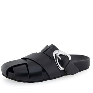 Aerosoles Femme Mule, Cuir Noir, 38.5 EU - Publicité Aerosoles Femme Mule, Cuir Noir, 38.5 EU - Publicité