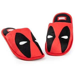 Marvel Pantoufles Deadpool pour hommes Deadpool Mask Character Graphic Mules d'intérieur pour adultes en rouge Comics Superhero Slip On House Chaussures Wade Wilson Cadeau de marchandise - Publicité Marvel Pantoufles Deadpool pour hommes Deadpool Mask Character Graphic Mules d'intérieur pour adultes en rouge Comics Superhero Slip On House Chaussures Wade Wilson Cadeau de marchandise - Publicité