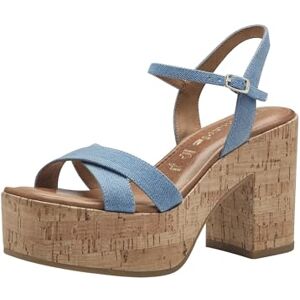 Tamaris Femme Sandale à Talon, Denim, 39 EU - Publicité Tamaris Femme Sandale à Talon, Denim, 39 EU - Publicité