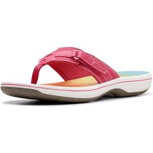 Clarks Tongs Breeze Sea pour femme, Ombre rose vif, 38 EU - Publicité Clarks Tongs Breeze Sea pour femme, Ombre rose vif, 38 EU - Publicité