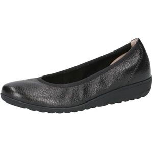 Caprice Ballerines Femme en Cuir Plateforme, Noir (Black Deer), 36 EU - Publicité Caprice Ballerines Femme en Cuir Plateforme, Noir (Black Deer), 36 EU - Publicité