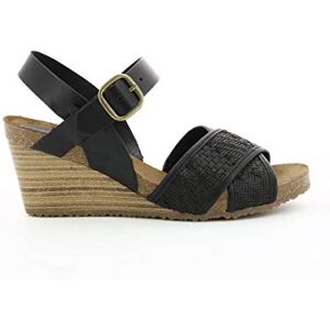 Kickers Salambo, Sandale Femme, Noir, 36 - Publicité Kickers Salambo, Sandale Femme, Noir, 36 - Publicité
