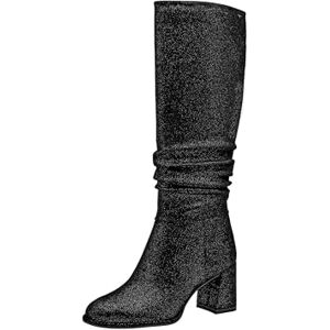 Tamaris Femme Damen Long Boot Heel Botte Haute Jusqu'au Genou, Black Struct, 36 EU - Publicité Tamaris Femme Damen Long Boot Heel Botte Haute Jusqu'au Genou, Black Struct, 36 EU - Publicité