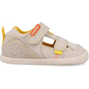 Biomecanics Sandale en toile basique beige et jaune - Publicité Biomecanics Sandale en toile basique beige et jaune - Publicité