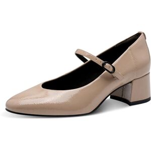 Tamaris Femme Damen Pump with Strap Escarpins, Taupe, 37 EU - Publicité Tamaris Femme Damen Pump with Strap Escarpins, Taupe, 37 EU - Publicité