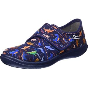Beck Chaussons de dinosaure garçon, bleu foncé, 32 EU - Publicité Beck Chaussons de dinosaure garçon, bleu foncé, 32 EU - Publicité
