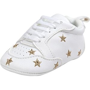 LuckyGirls Chaussures de Bébé LuckyGirls Bébé Fille Garçon Impression Chaussures de Crèche Semelle Souple Antidérapant Baskets à Motif des Étoiles Chaussures au Lacets -PU Cuir- 0~18 Mois (Âge: 0~6 Mois, Or) - Publicité LuckyGirls Chaussures de Bébé LuckyGirls Bébé Fille Garçon Impression Chaussures de Crèche Semelle Souple Antidérapant Baskets à Motif des Étoiles Chaussures au Lacets -PU Cuir- 0~18 Mois (Âge: 0~6 Mois, Or) - Publicité