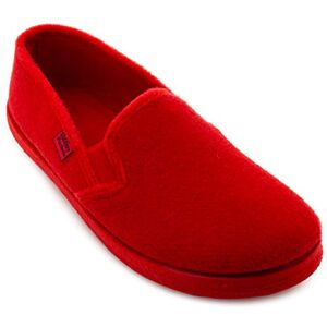Andrés Machado Chaussons pour Homme et Femme pour l´Hiver Slippers AM002 – Feutre et Doublure en Laine Chaussons fermés à l´arrière – Semelle de Marche en Caoutchouc Rouge, EU 36 - Publicité Andrés Machado Chaussons pour Homme et Femme pour l´Hiver Slippers AM002 – Feutre et Doublure en Laine Chaussons fermés à l´arrière – Semelle de Marche en Caoutchouc Rouge, EU 36 - Publicité