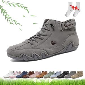 LOVEWLVNCL Bottes Hautes Faites à la Main for Femmes, Chaussures Beck for Femmes Marche Pieds Nus Bottes Chukka légères et Respirantes Mocassins Plats for la randonnée et la Marche(Gris,36 EU) - Publicité LOVEWLVNCL Bottes Hautes Faites à la Main for Femmes, Chaussures Beck for Femmes Marche Pieds Nus Bottes Chukka légères et Respirantes Mocassins Plats for la randonnée et la Marche(Gris,36 EU) - Publicité