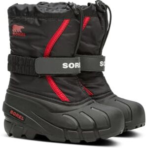 Sorel Flurry bottes d'hiver pour enfants, Noir (Black x Bright Red), 31 EU - Publicité Sorel Flurry bottes d'hiver pour enfants, Noir (Black x Bright Red), 31 EU - Publicité